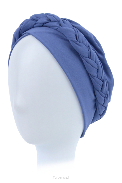 Turban w stylu boho z ozdobnym warkoczem # CORSICA B278