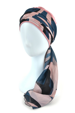 TURBAN BEATA sz.10+BM013 różowy